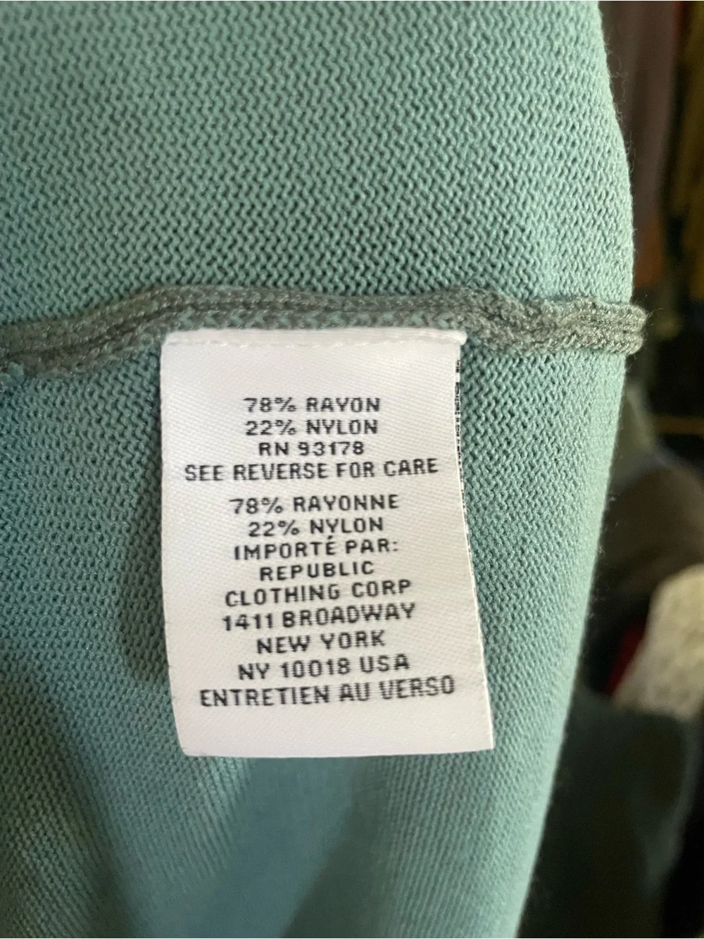 Magaschoni Teal Turquoise Green Open Front Knit Long Duster Cardigan Size
